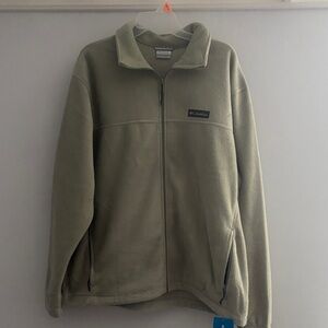 Columbia Men's Sage Green Fleece Jacket